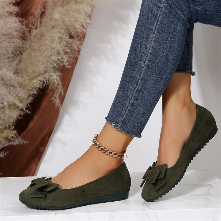 Karla - Elegante Ballerina Flats Med Stilfuld Sløjfedetalje