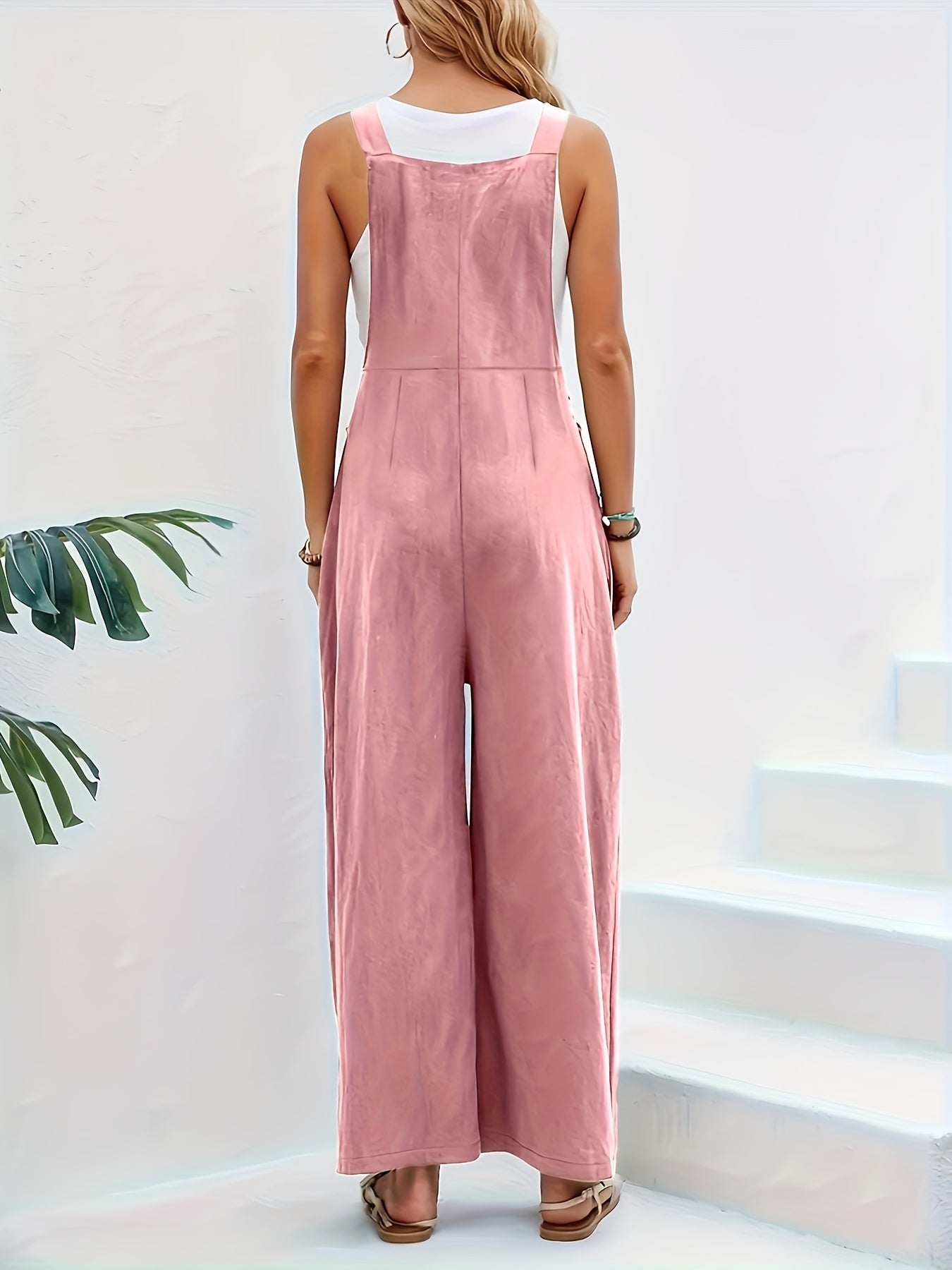 Aura - Elegant jumpsuit med brede ben til moderne kvinder