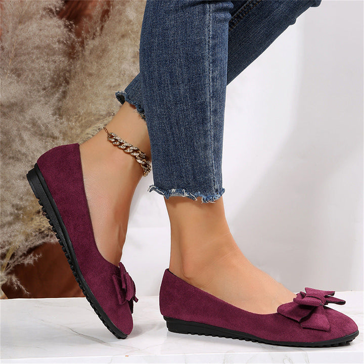 Karla - Elegante Ballerina Flats Med Stilfuld Sløjfedetalje