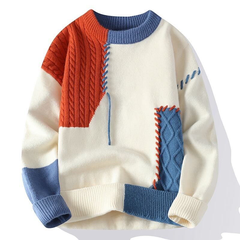 Blød og behagelig sweater med kontrastdetaljer.