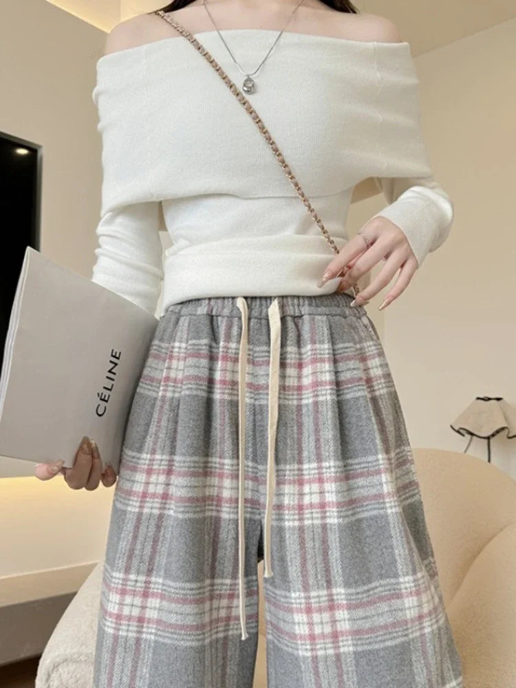 Stuttgart | Dame Oversized Ternbukser | Sort