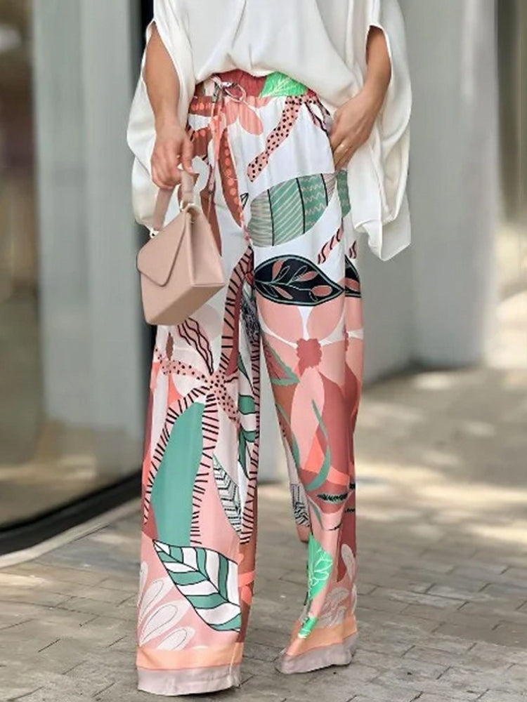 Livsstil Elegance - Klassisk Bluse og Bukser Sæt