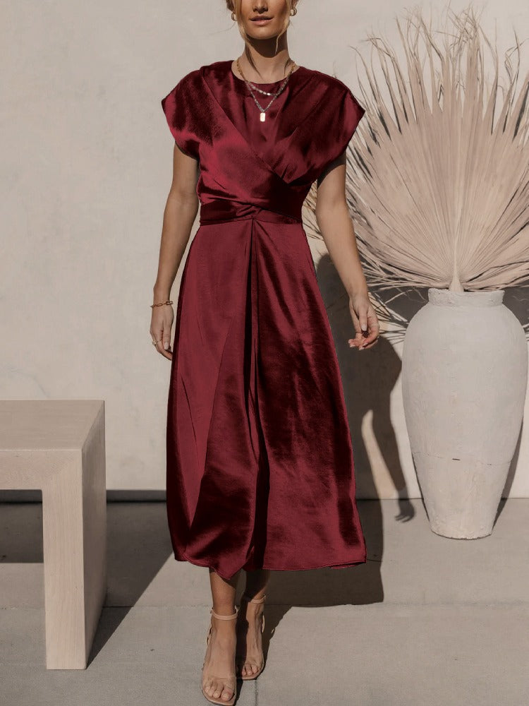Sofia - Elegant Kjole Med Flot Drapering Til En Sofistikeret Stil
