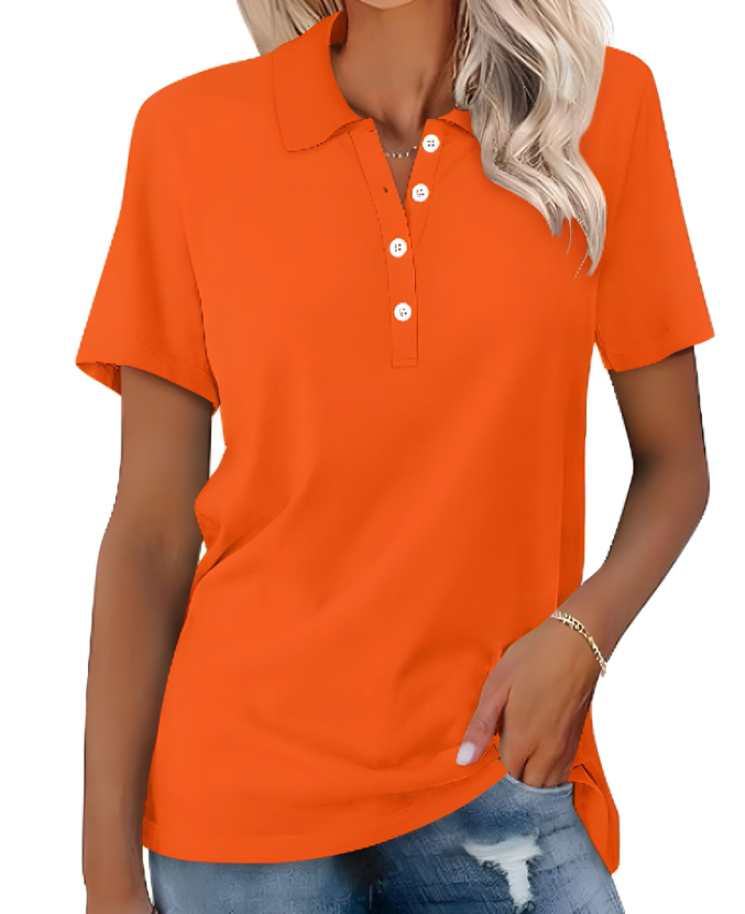 Sarah - Tilbehør Stilfuld poloshirt til komfort og hverdagselegance til kvinder