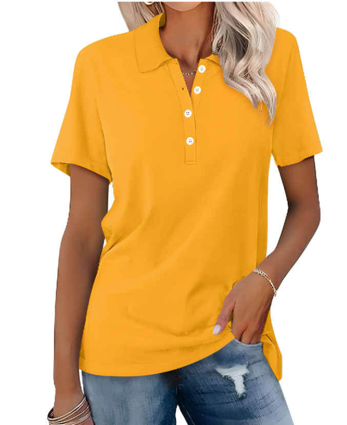 Sarah - Tilbehør Stilfuld poloshirt til komfort og hverdagselegance til kvinder