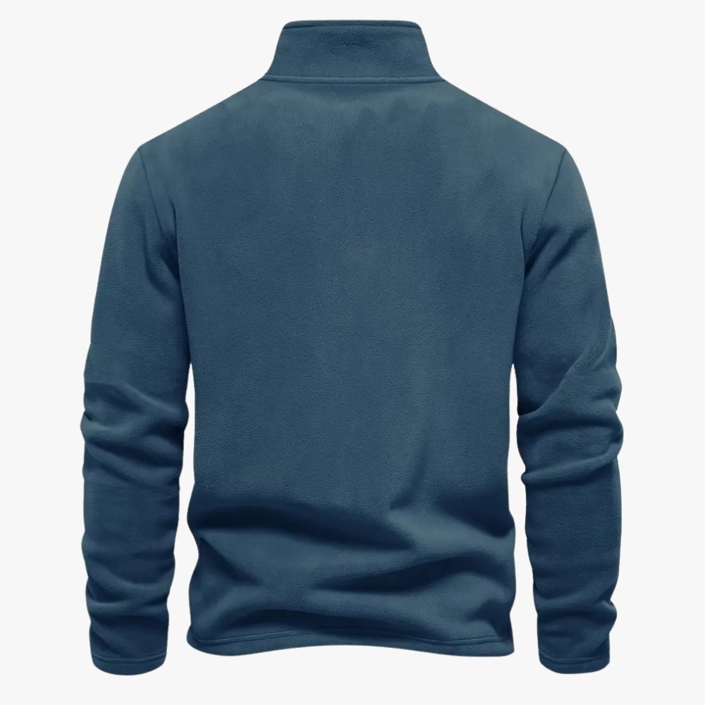 Komfortabel fleece til lag-på-lag-styling.