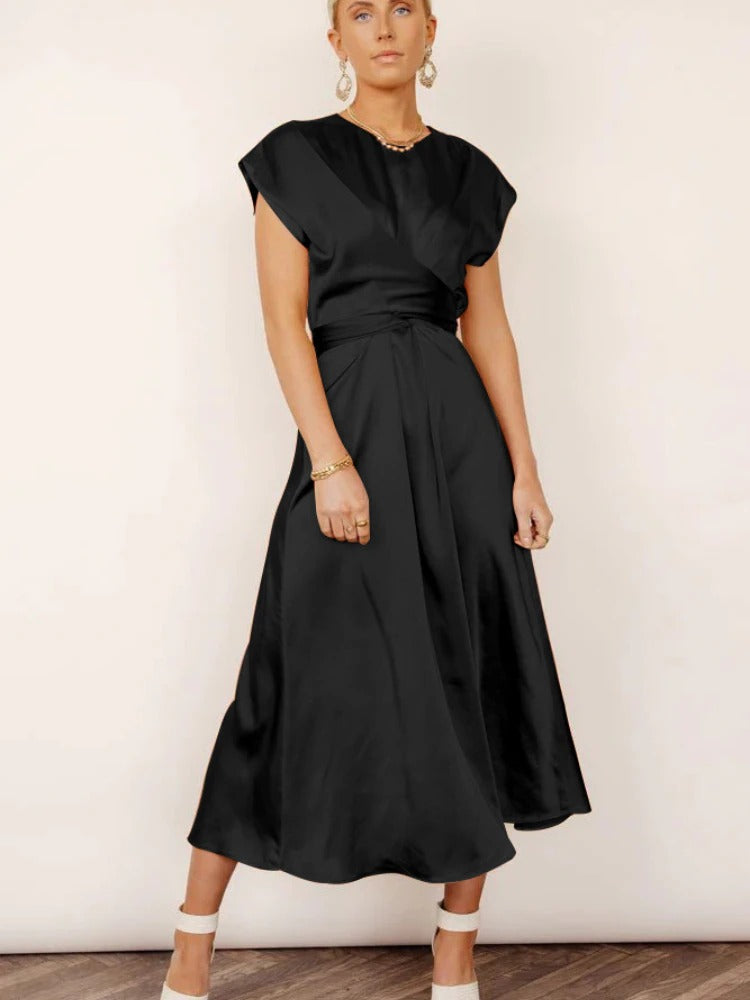 Sofia - Elegant Kjole Med Flot Drapering Til En Sofistikeret Stil