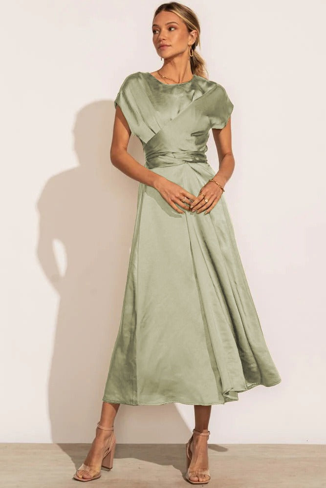 Sofia - Elegant Kjole Med Flot Drapering Til En Sofistikeret Stil