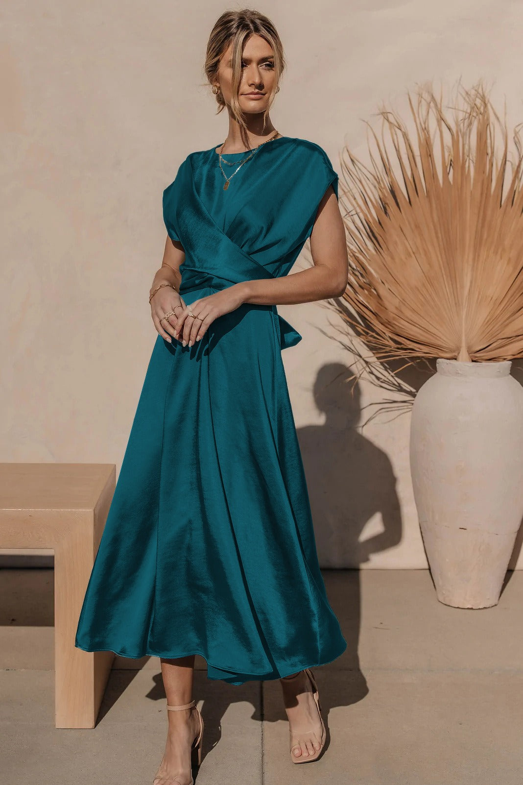 Sofia - Elegant Kjole Med Flot Drapering Til En Sofistikeret Stil