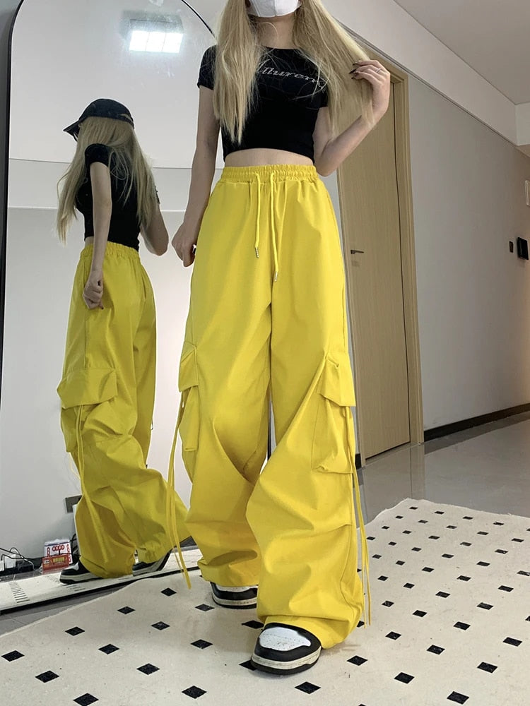 Mia - Casual oversized bukser med løbegang og vide ben
