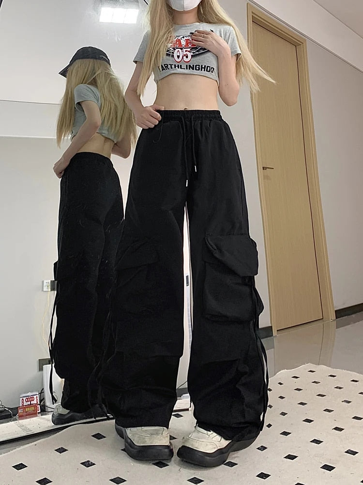 Mia - Casual oversized bukser med løbegang og vide ben