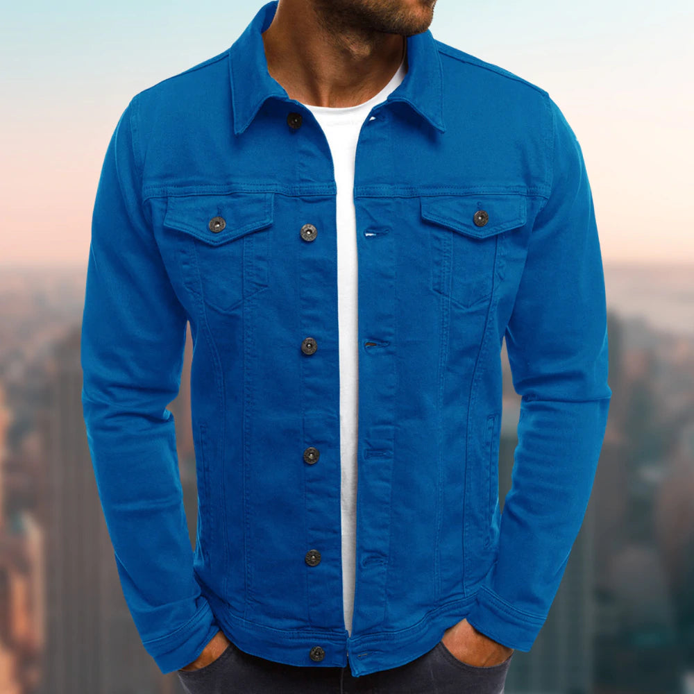 Jon - Den stilfulde og unikke denimjakke