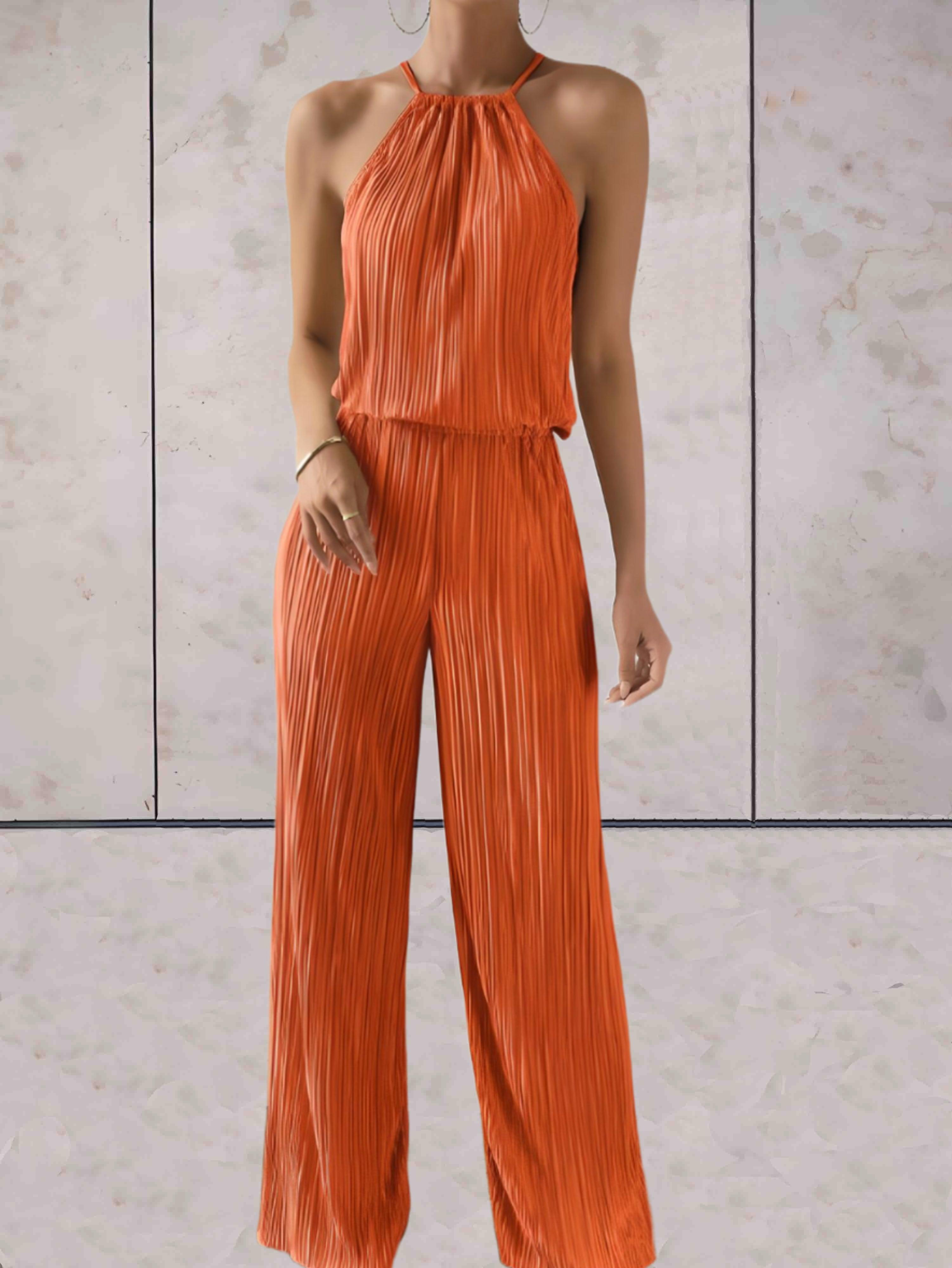 Elena's minimalistiske chic: Todelt sæt med ribbet look